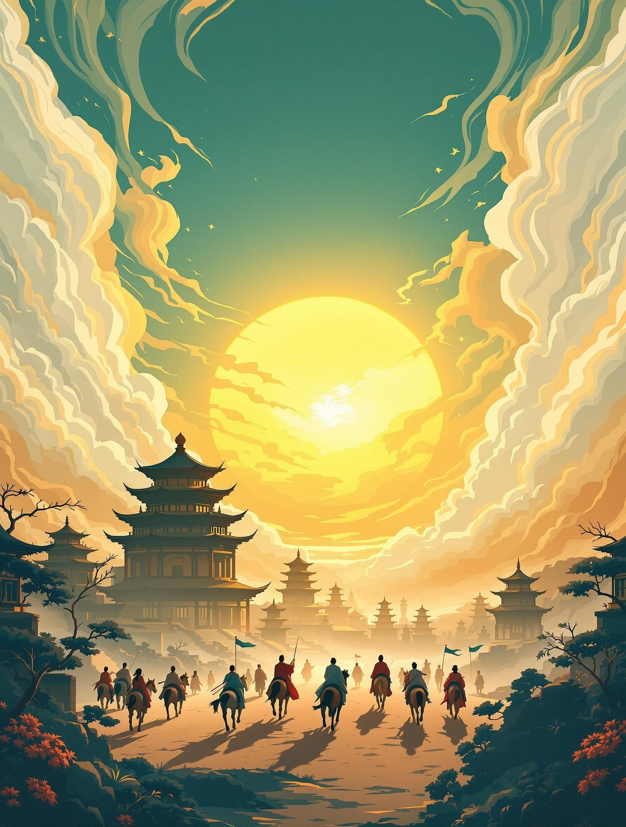 红桃影视传媒作品《长安三万里》海报,追光动画史诗巨制